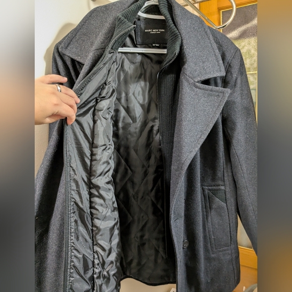 NWT Burnett Wool Blend Peacoat - Picture 14 of 15